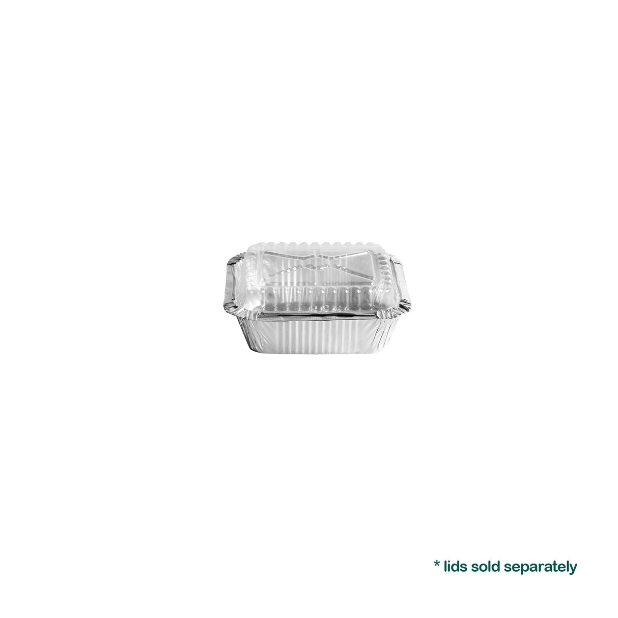 1LB Aluminum Oblong Containers, 1000 pcs