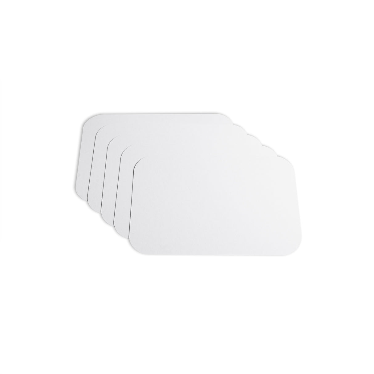 Laminated Lids for 2.25LB Aluminum Oblong Containers, 500 pcs