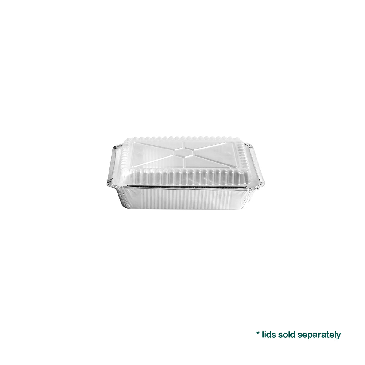 2.25LB Aluminum Oblong Containers, 500 pcs