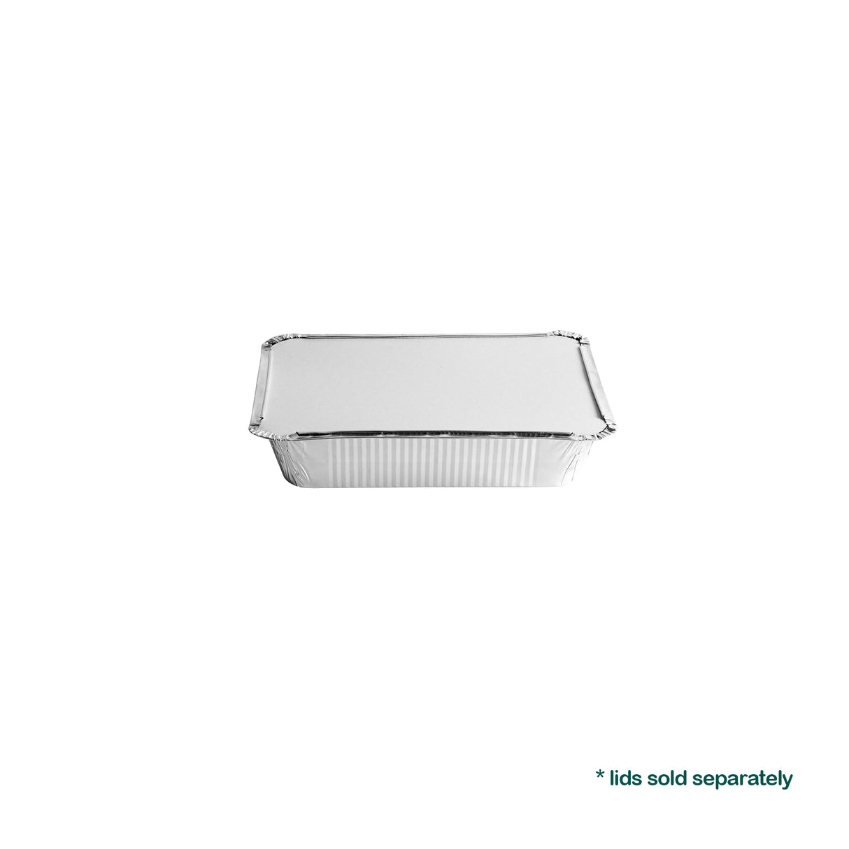 2.25LB Aluminum Oblong Containers, 500 pcs