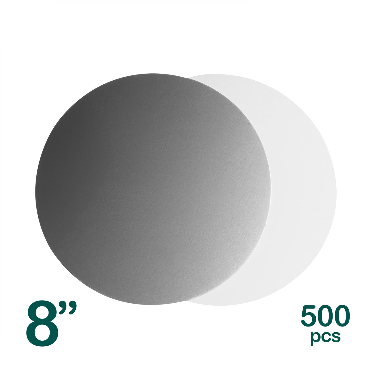 8 inch Laminated Foil Lids for Aluminum Container, 1000 pcs