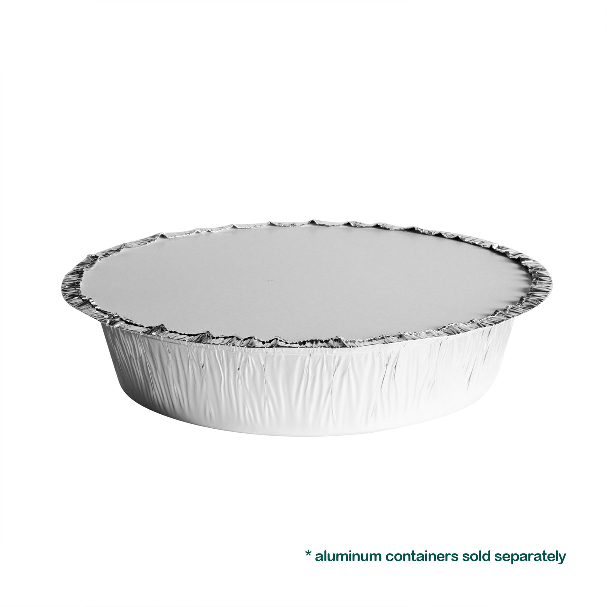 8 inch Laminated Foil Lids for Aluminum Container, 1000 pcs