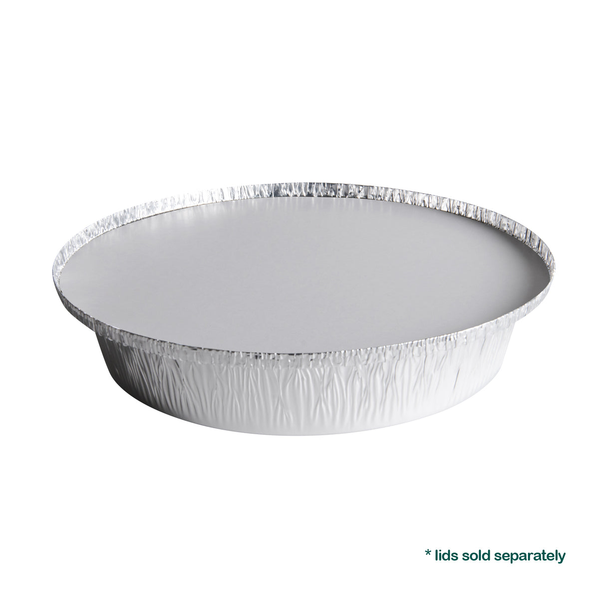 8 inch Aluminum Round Containers, 500 pcs