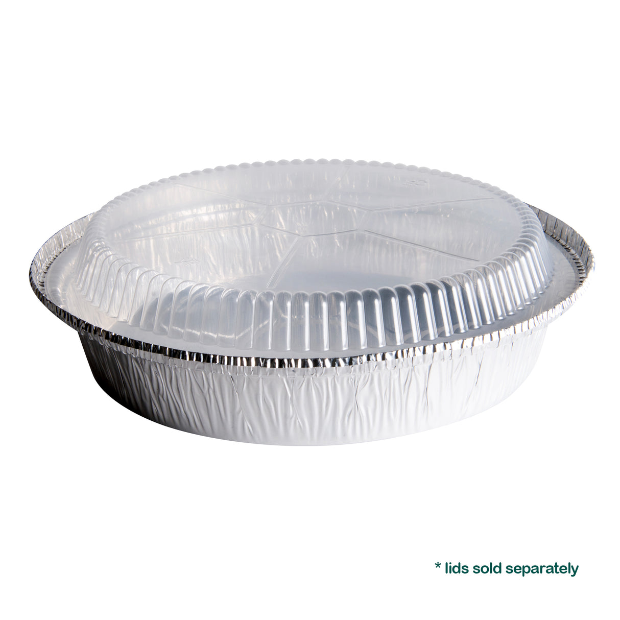 9 inch Aluminum Round Containers, 500 pcs