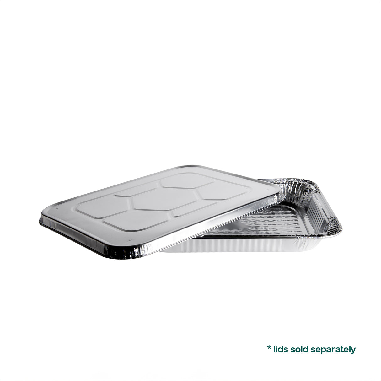 Half Size Aluminum Steam Pans, Shallow, 100 pcs