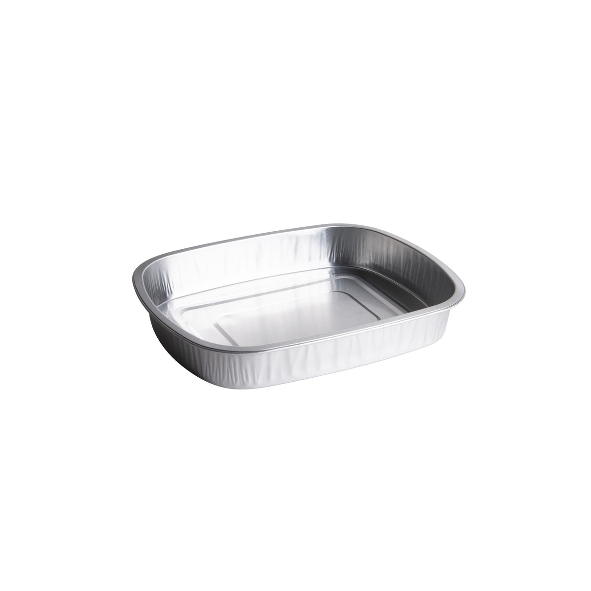 45oz Aluminum Smooth Wall Containers with Lids, 50 sets
