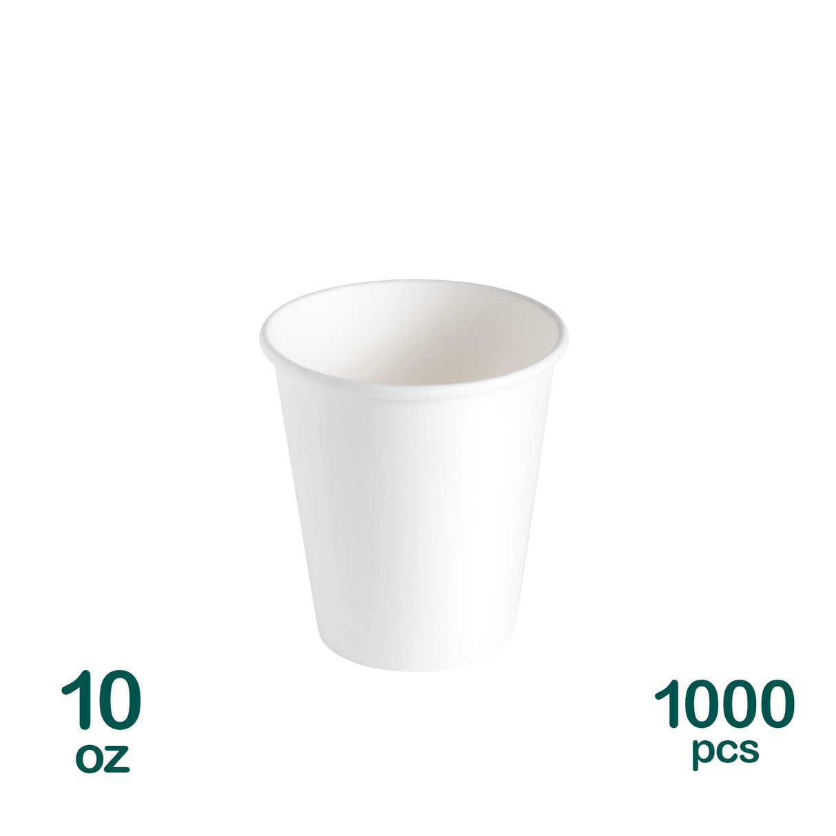 10oz Paper Cups, 1000 pcs