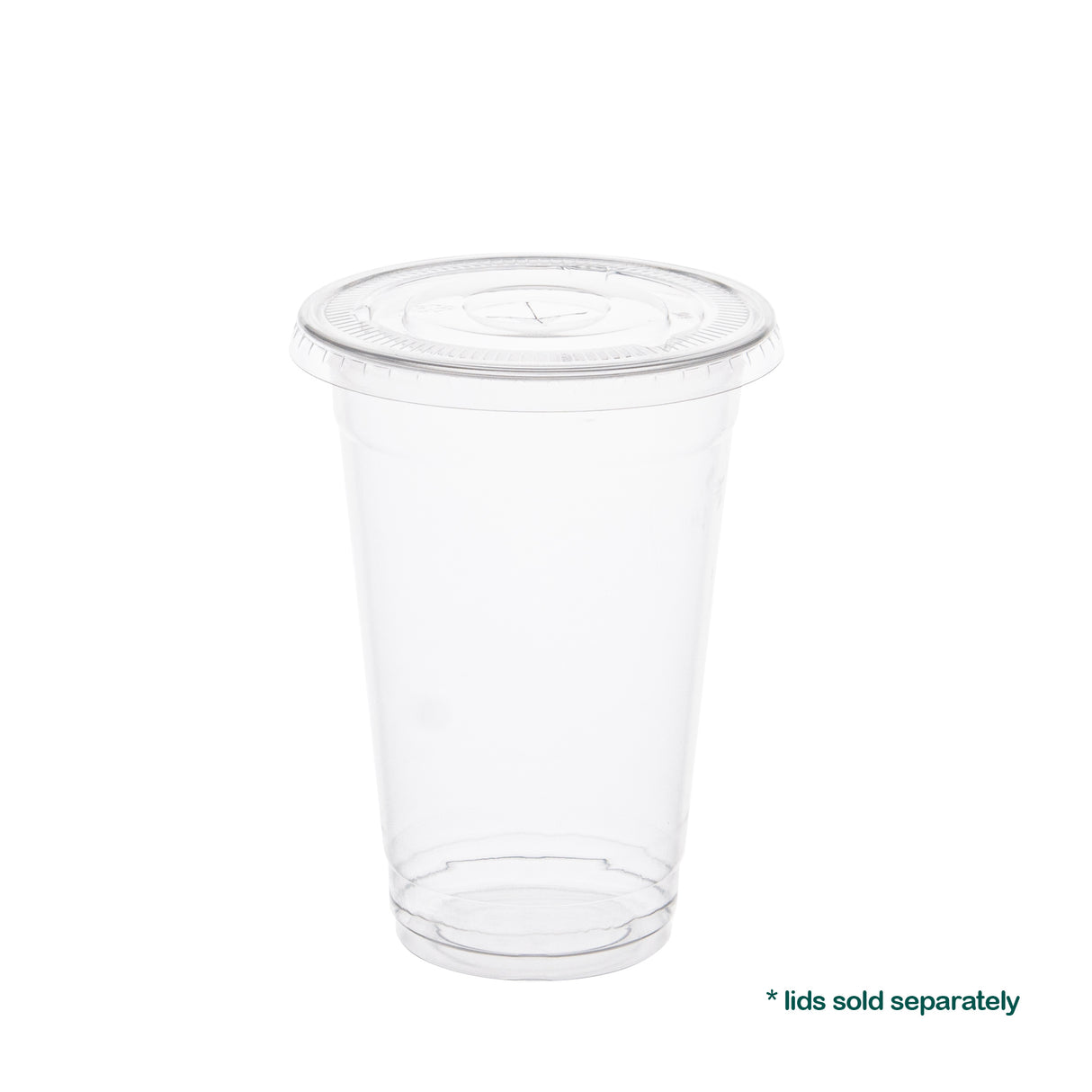 20oz Clear PET Plastic Cold Cups, 1000 pcs