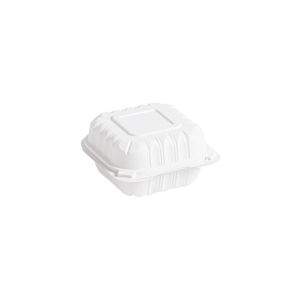 5 inch Plastic MFPP Hinged Clamshell Containers, 250 pcs