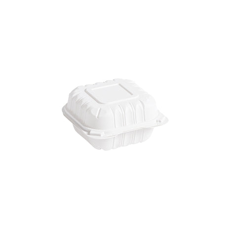 5 inch Plastic MFPP Hinged Clamshell Containers, 250 pcs