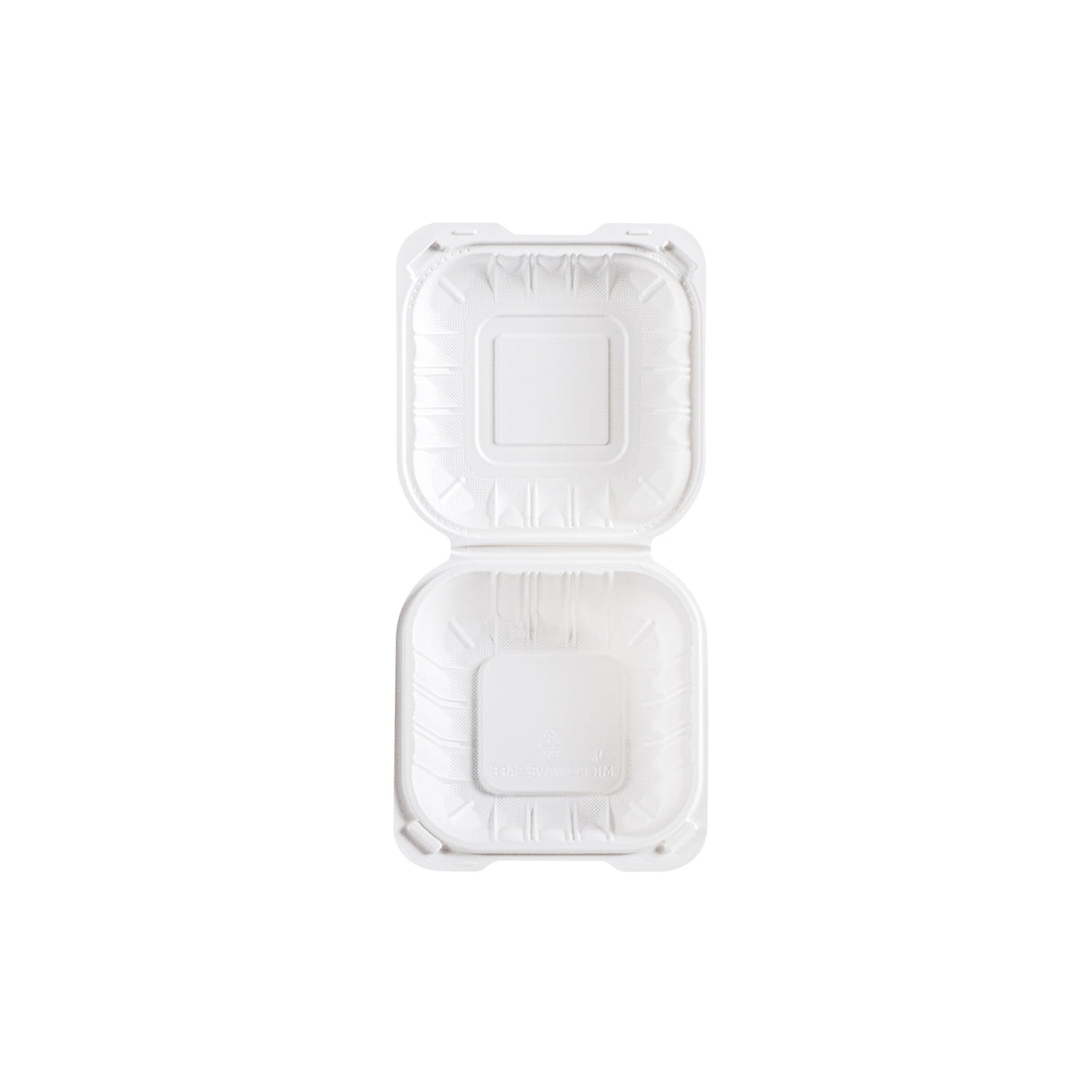 5 inch Plastic MFPP Hinged Clamshell Containers, 250 pcs