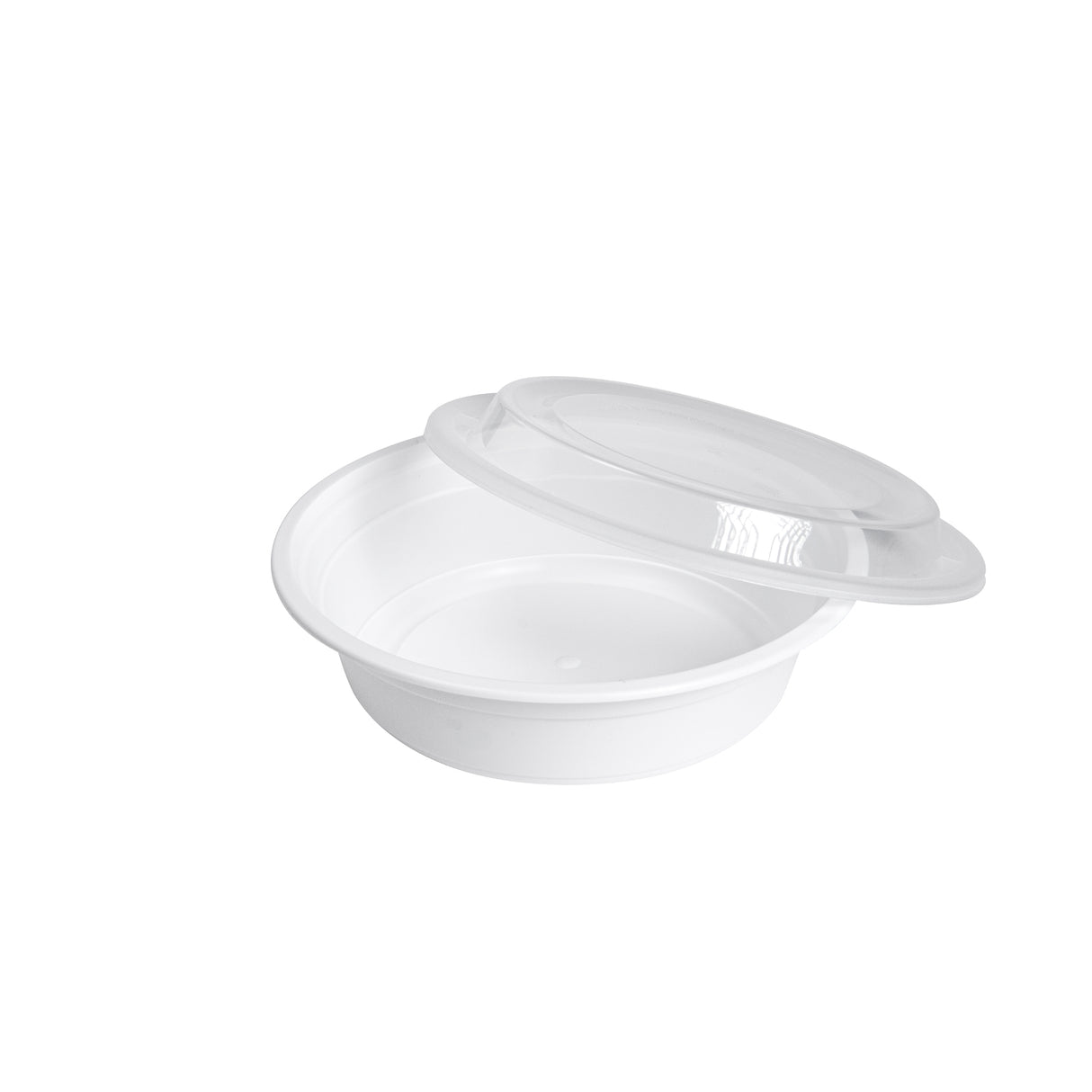 16oz Plastic Round Microwavable Containers, 150 sets