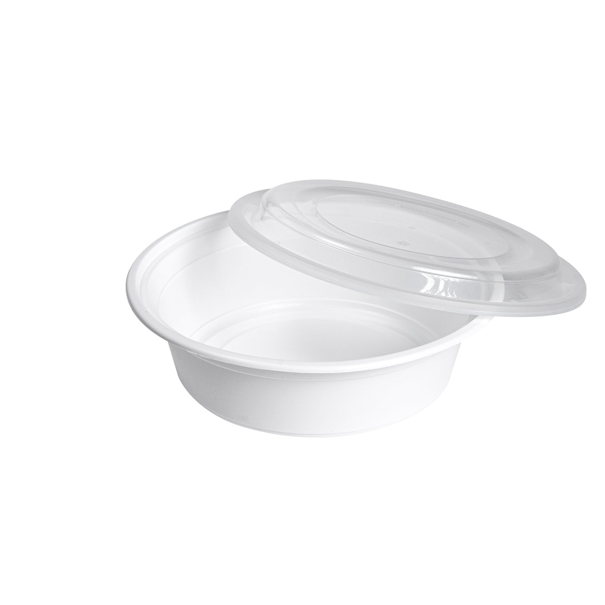 32oz Plastic Round Microwavable Containers, 150 sets