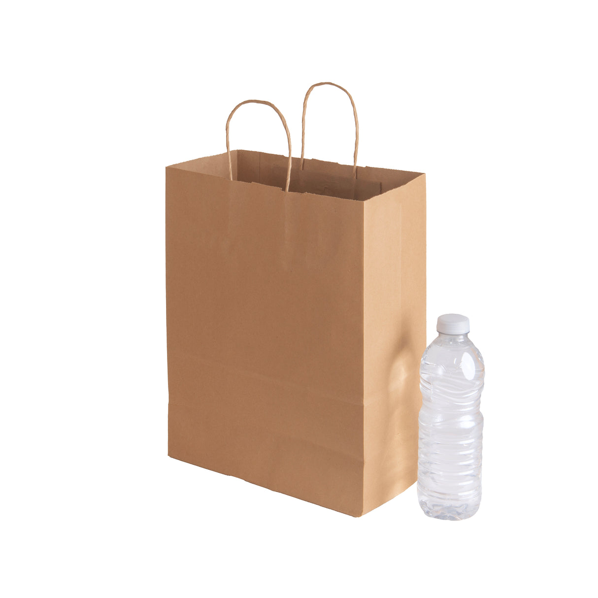 10x5x13 inch Kraft Paper Bags with Twisted Handles, 250 pcs