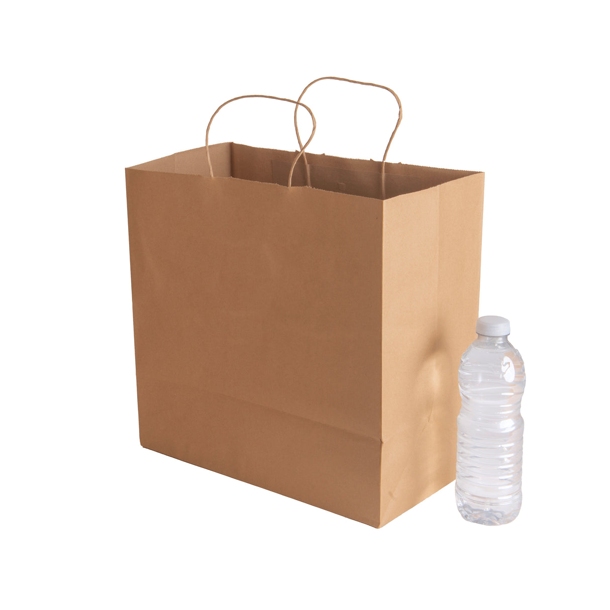 13x7x13 inch Kraft Paper Bags with Twisted Handles, 250 pcs