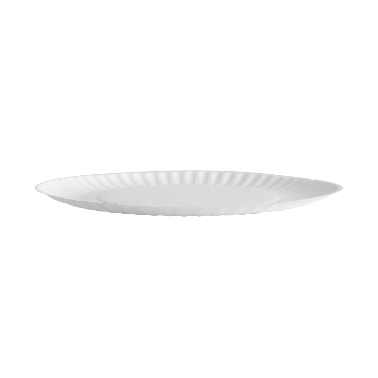 9 Inch White Paper Plates, 1000 pcs