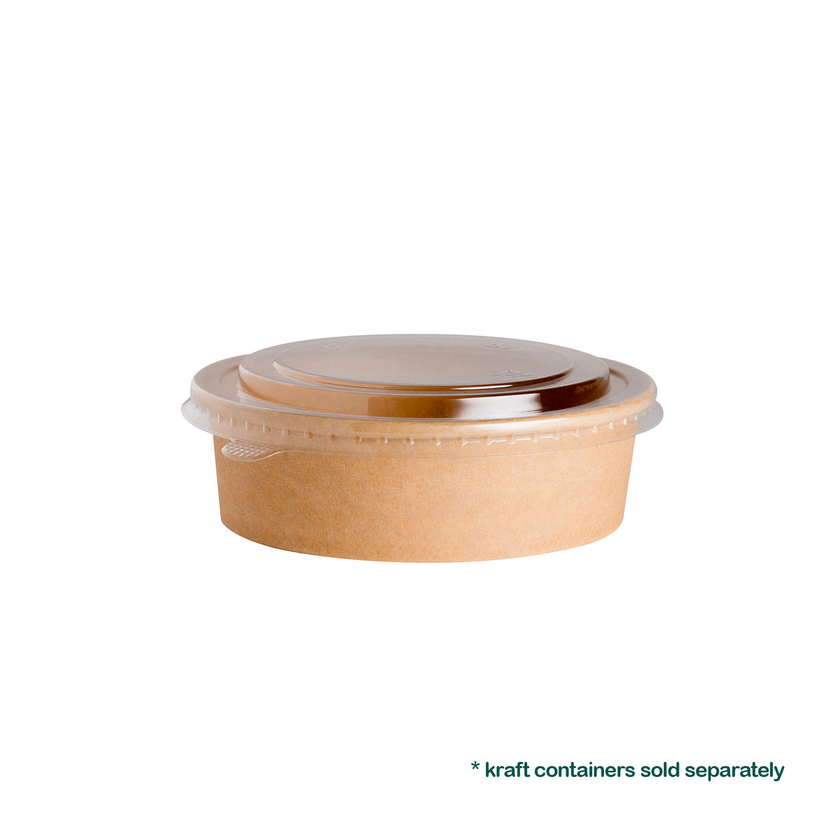 150mm Lids for 18oz 24oz Kraft Bowl, 600 pcs
