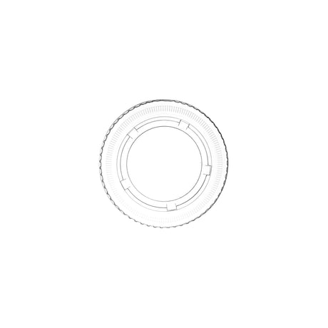 74mm Clear PET Lids for 3.25oz 4oz Portion Cups, 2500 pcs