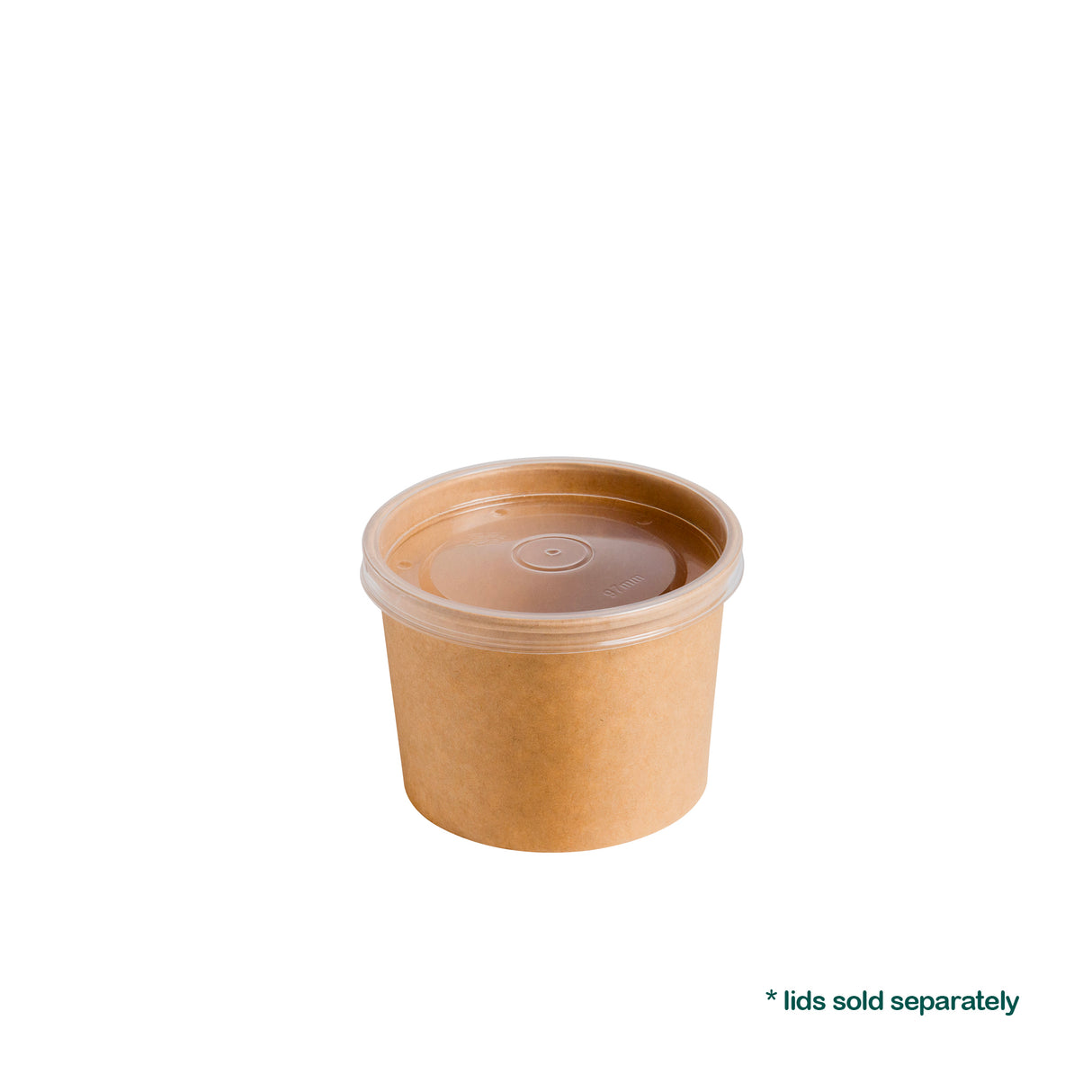 12oz Kraft Paper Cups, 500 pcs