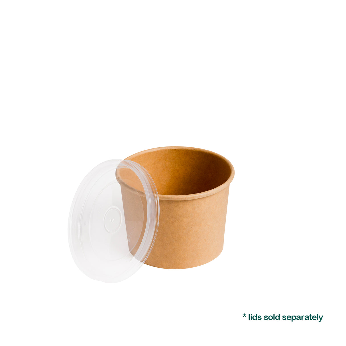 12oz Kraft Paper Cups, 500 pcs