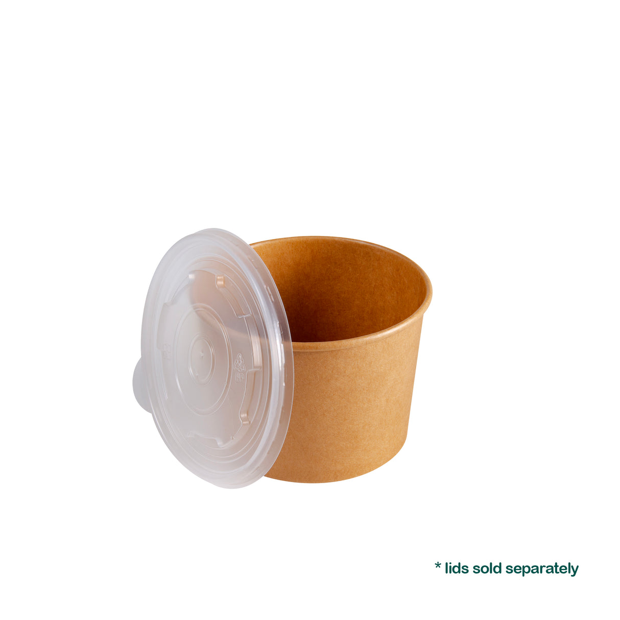 16oz Kraft Paper Cups, 500 pcs