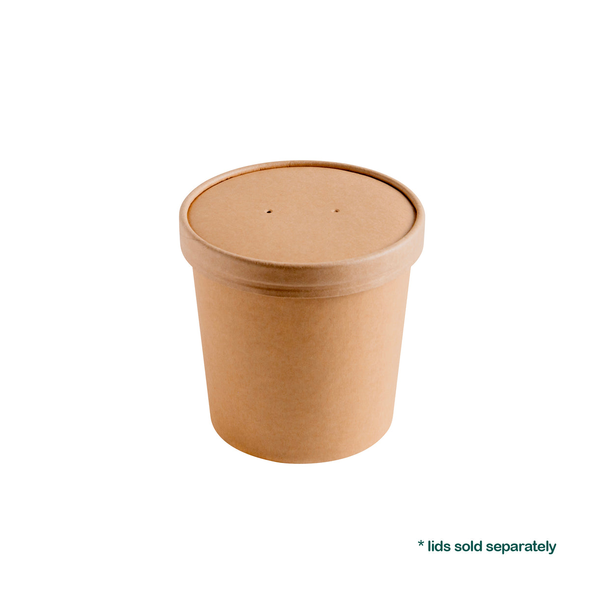 24oz Kraft Paper Cups, 500 pcs