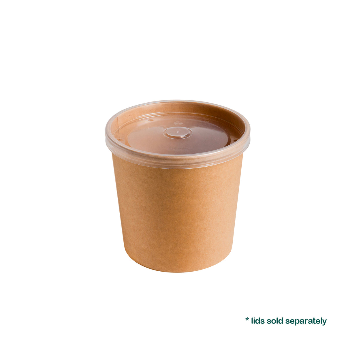 24oz Kraft Paper Cups, 500 pcs