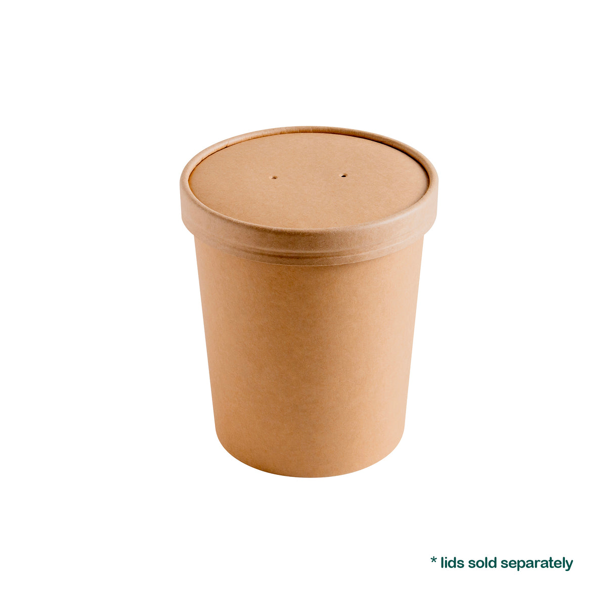 32oz Kraft Paper Cups, 500 pcs