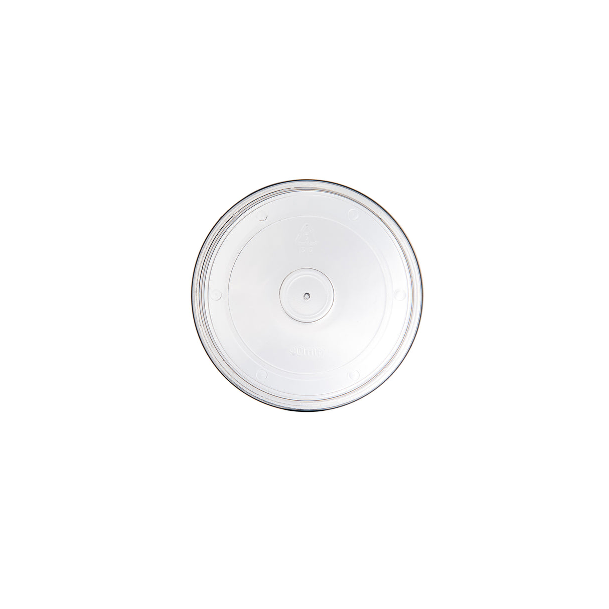 74mm Plastic Lids for 4oz Kraft Cups