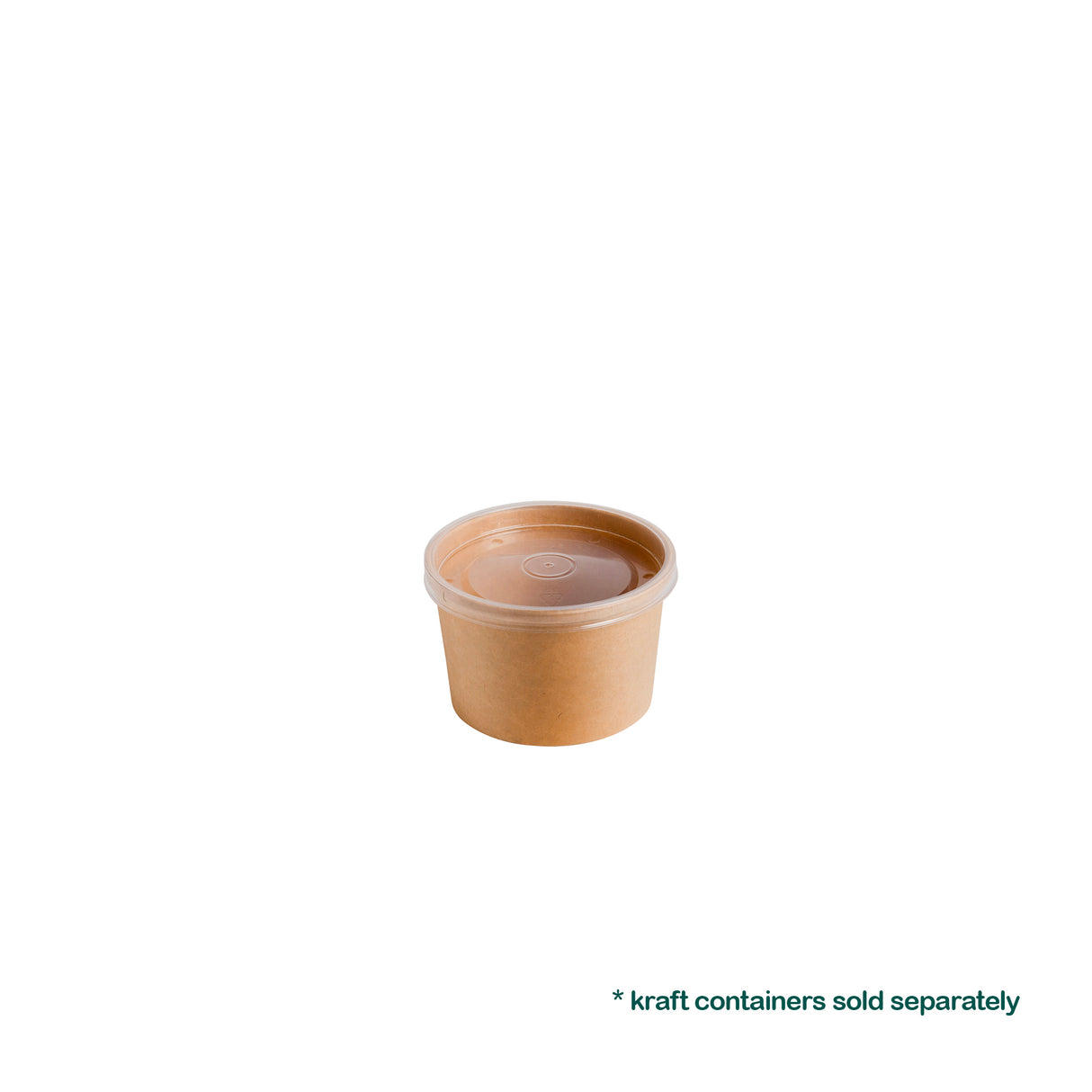 74mm Plastic Lids for 4oz Kraft Cups