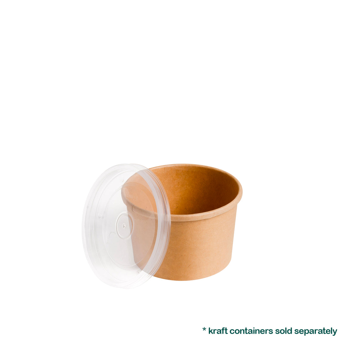 90mm Plastic Lids for 8oz Kraft Cups