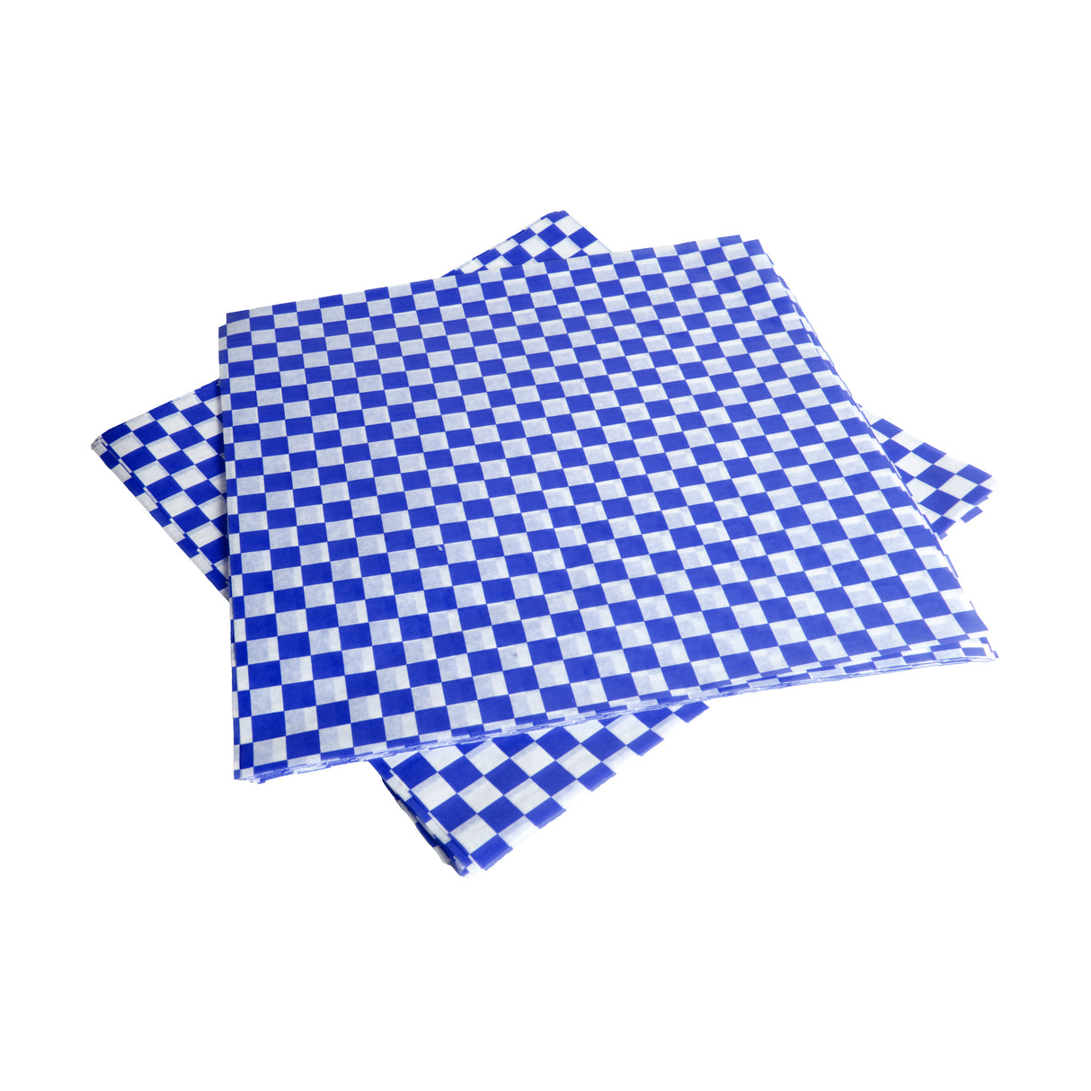 12"x12" Blue Checkered Paper, 2000 pcs
