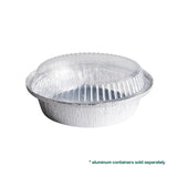 Plastic Dome Lids for Round Aluminum Containers