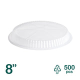 Plastic Dome Lids for Round Aluminum Containers