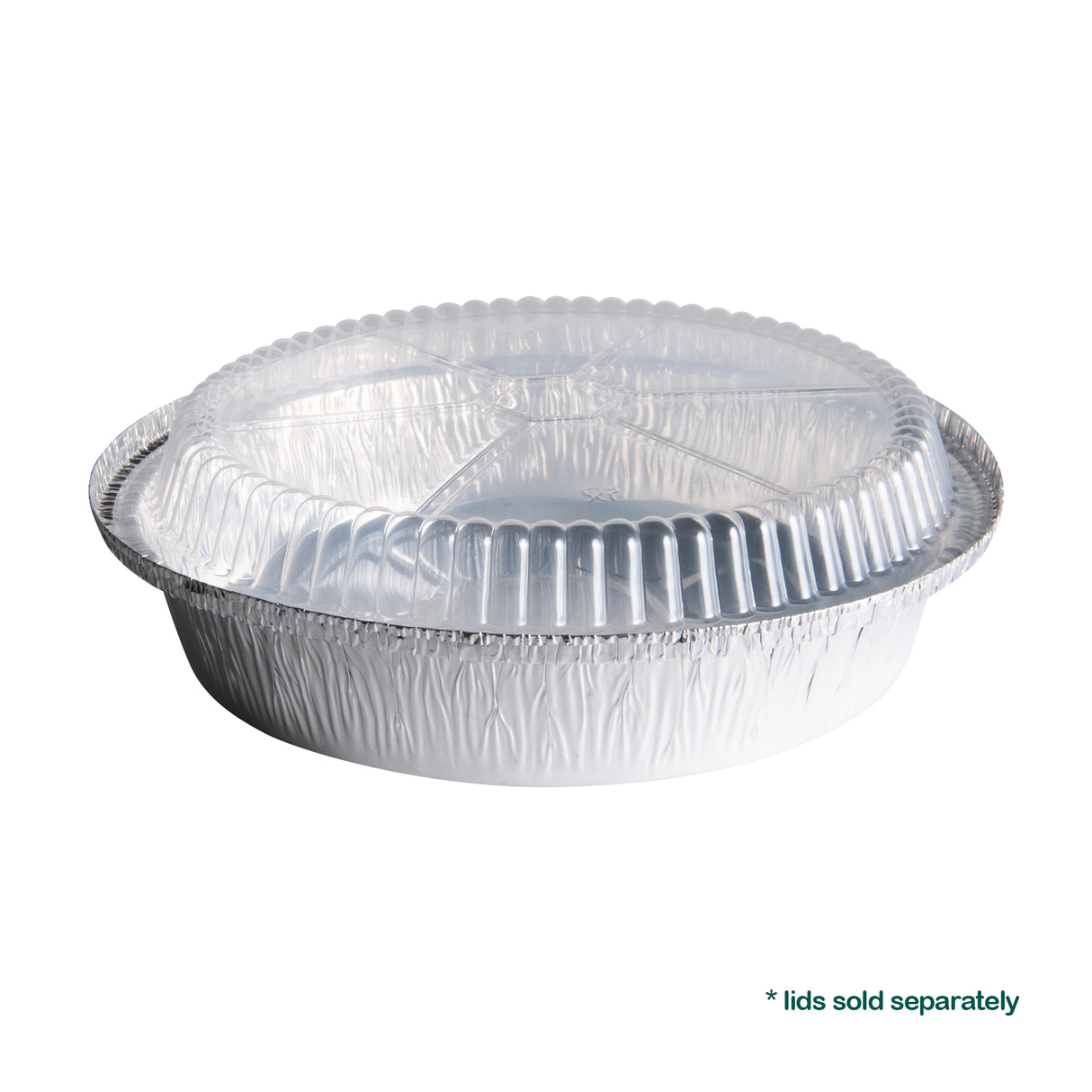 Plastic Dome Lids for Round Aluminum Containers