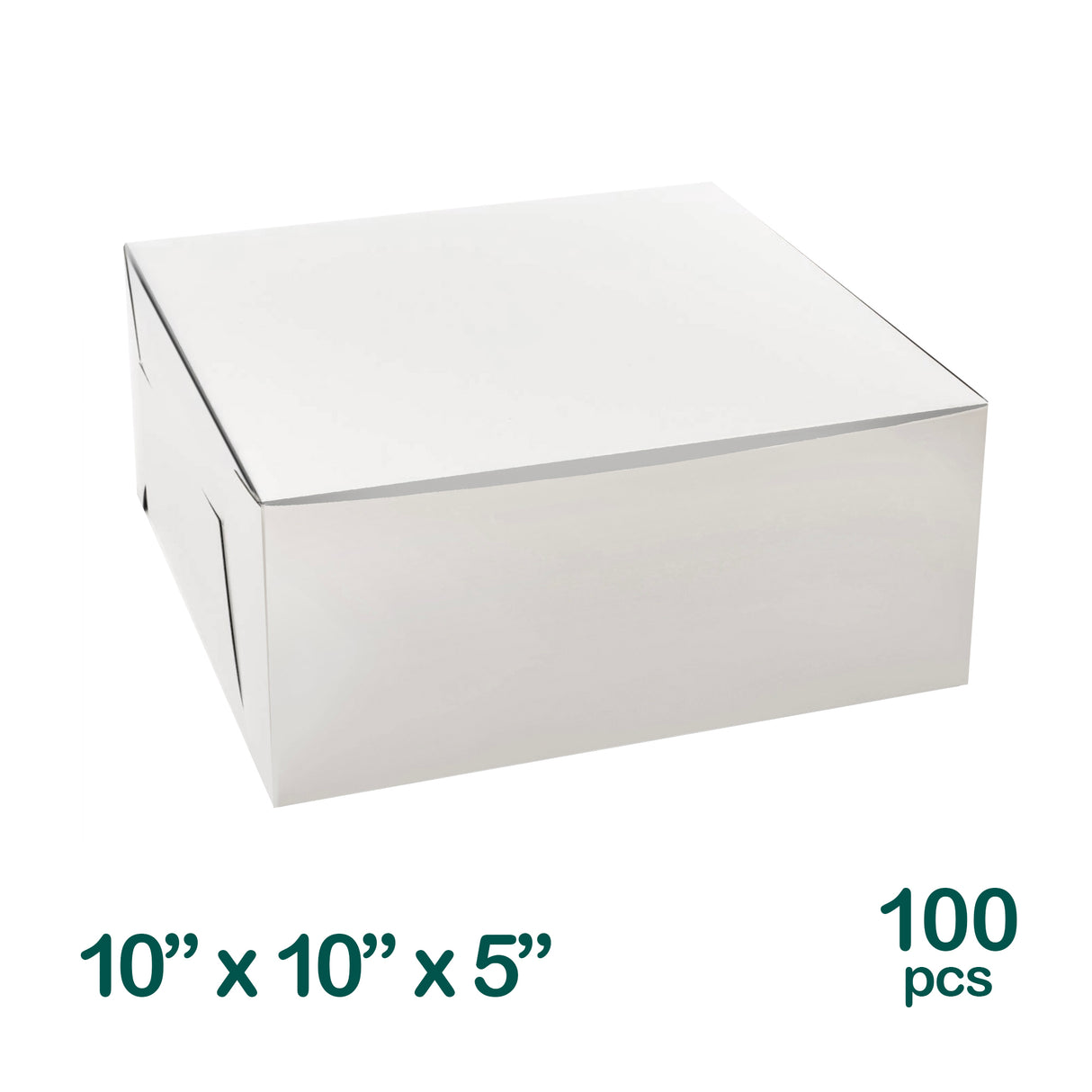 10x10x5 inch Cake Boxes, 100 pcs