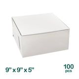 9x9x5 inch Cake Boxes, 100 pcs