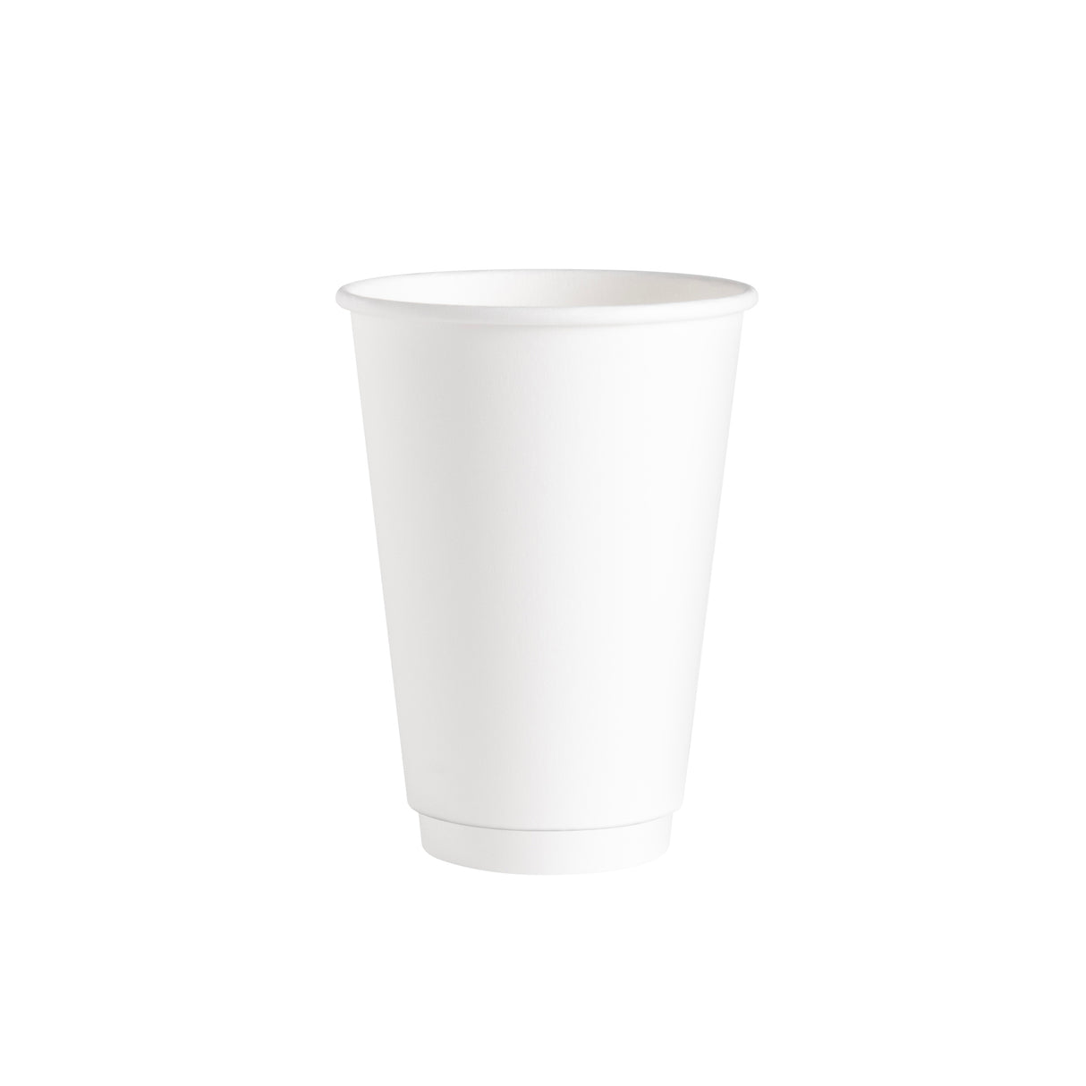 Double Wall White 12oz Paper Cups, 500pcs