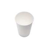 Double Wall White 12oz Paper Cups, 500pcs