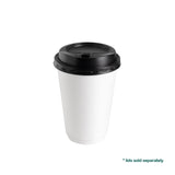 Double Wall White 12oz Paper Cups, 500pcs