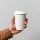 Double Wall White 8oz Paper Cups, 500pcs