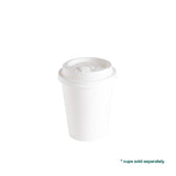 White PP Lids for Paper Cups