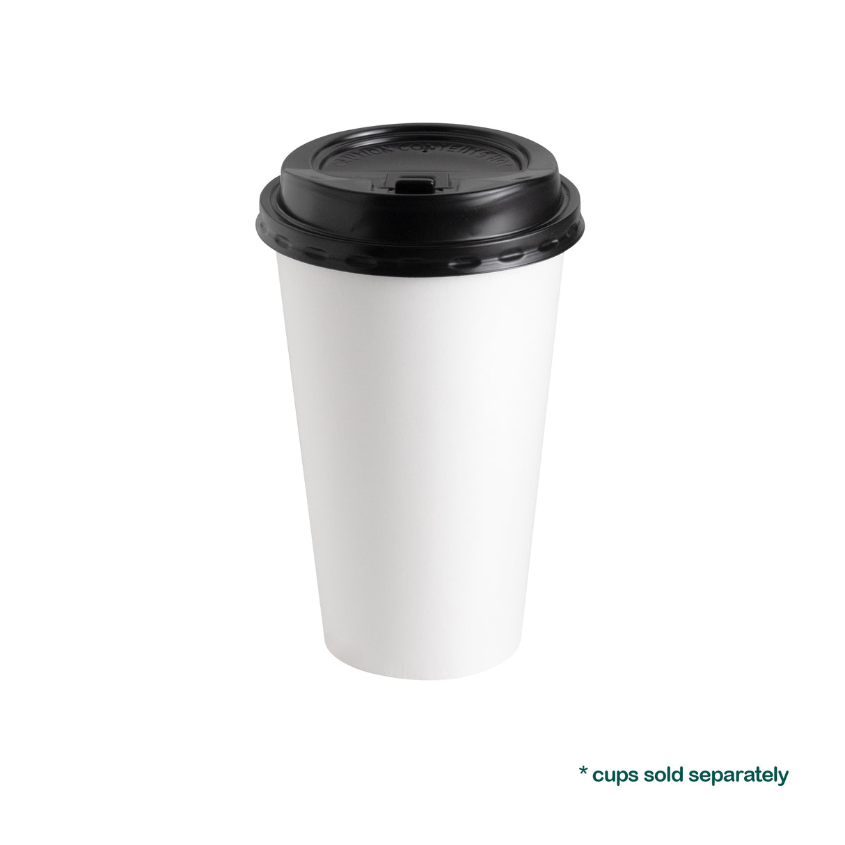 Black PP Lids for Paper Cups