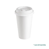 White PP Lids for Paper Cups