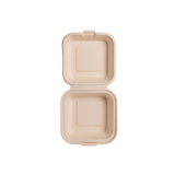 Compostable Bagasse Clamshell Containers