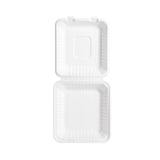 Compostable Bagasse Clamshell Containers