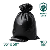 Heavy Duty Garbage Bags, 35 x 50 inch