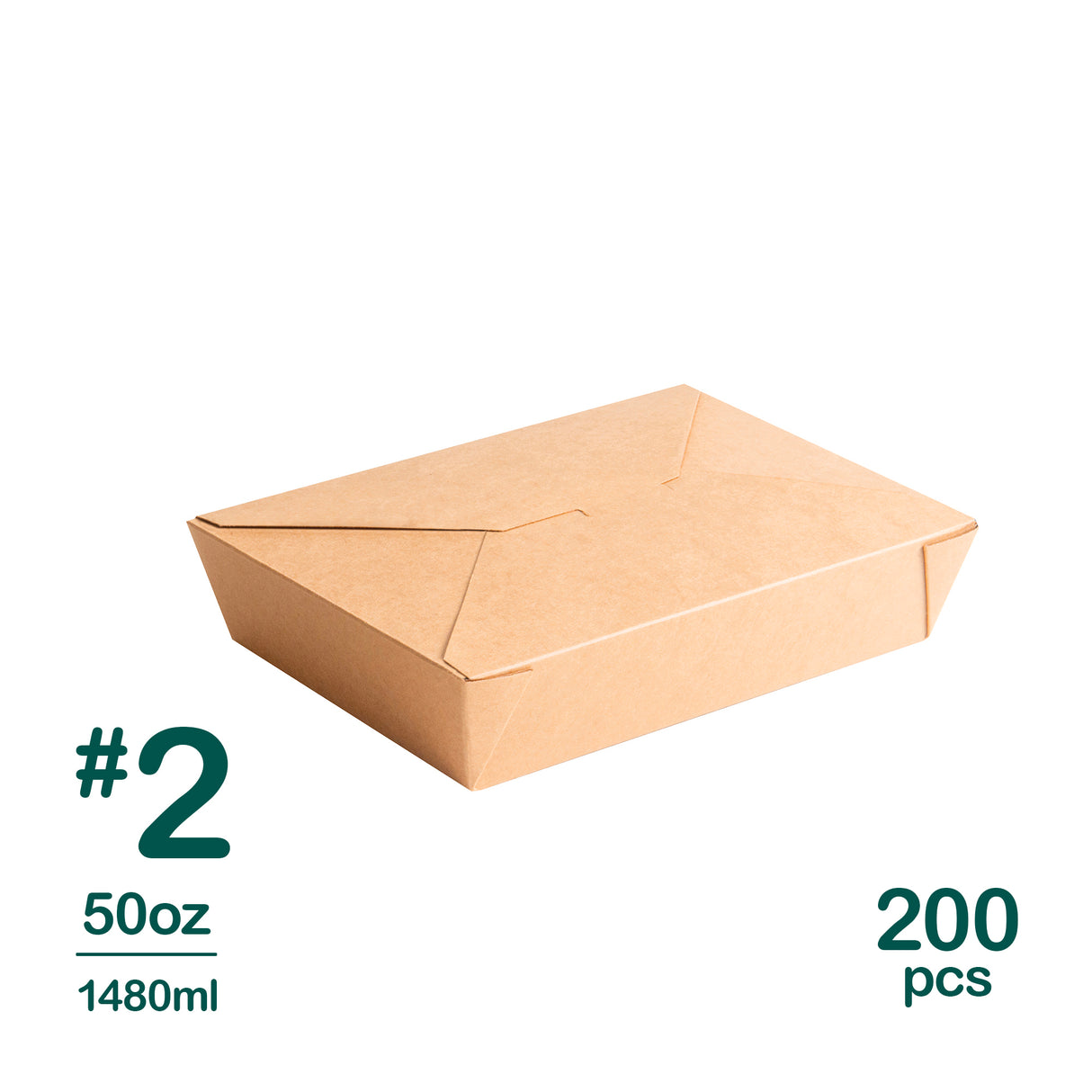 #2 kraft box