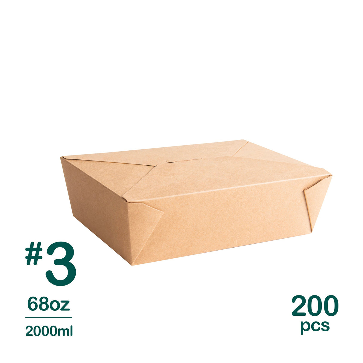 #3 kraft box