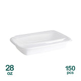 Rectangular Microwavable Containers